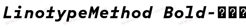 LinotypeMethod Bold字体转换 LinotypeMethod Bold字体转换